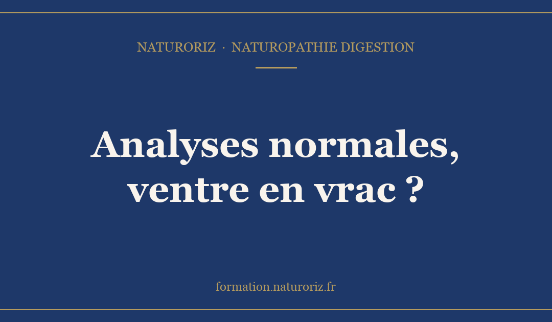 Vos analyses sont normales mais votre ventre vous gâche la vie ? Vous n&rsquo;êtes pas folle